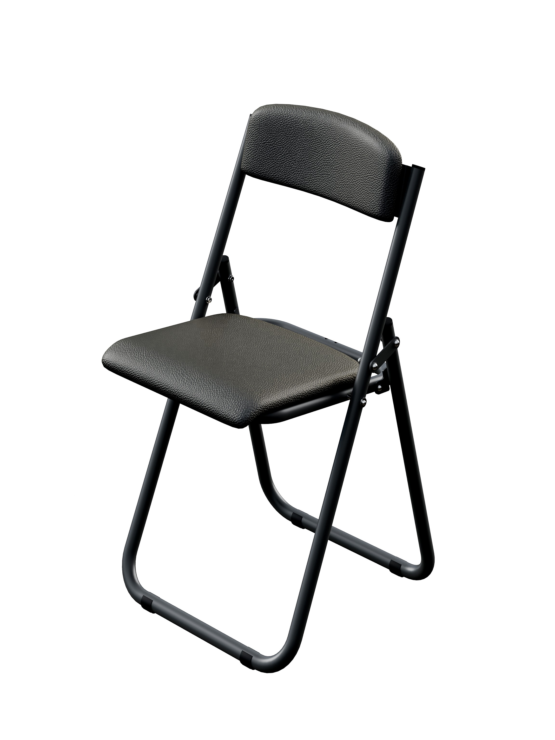 Стілець розкладний напівм'який (шкірозамінник) "Річі, металевий каркас. МЕБЛІ-ТЕХНОСТИЛЬ